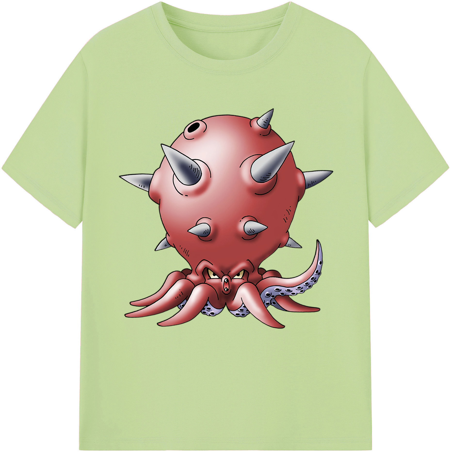 （画像用） ドラゴンクエスト Doragon Kuesuto Dragon Quest 綿100％半袖Tシャツ（フロントプリント）